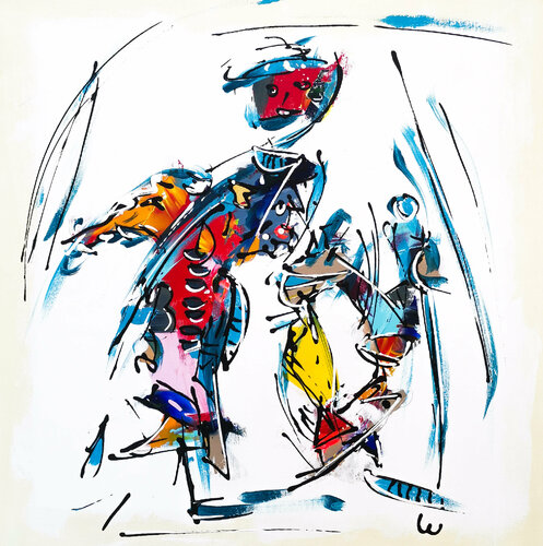 Gaïa par Luc Villard, Peinture en vente sur Singulart