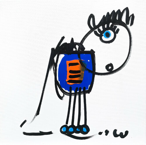John par Luc Villard, Peinture en vente sur Singulart