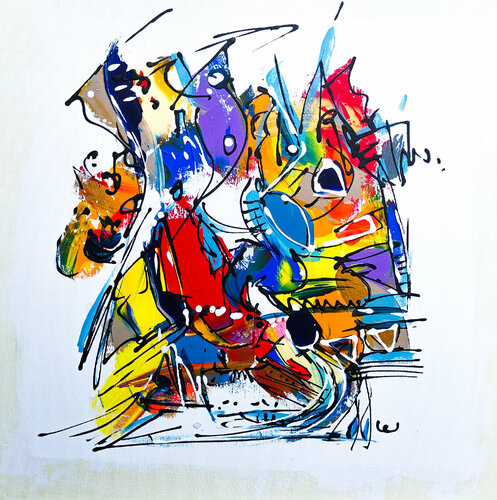 Mithra van Luc Villard, Schilderij te koop op Singulart