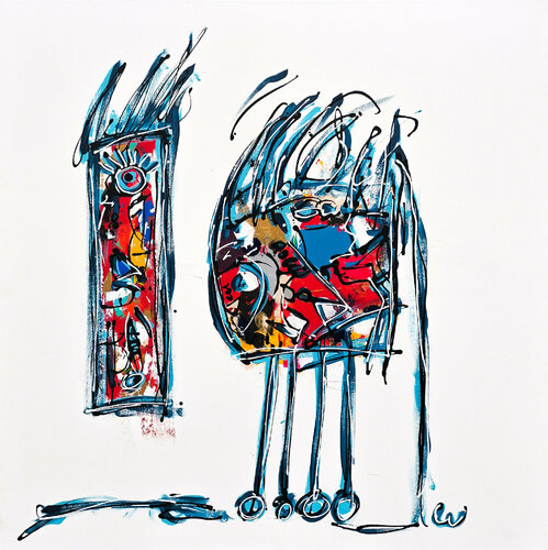 Homère von Luc Villard, Malerei kaufen auf Singulart