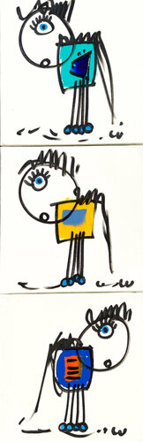 Trio von Luc Villard, Malerei kaufen auf Singulart