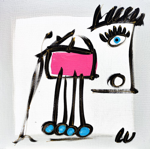 Pivoine von Luc Villard, Malerei kaufen auf Singulart