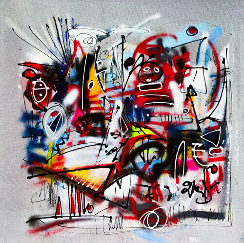 Happy von Luc Villard, Malerei kaufen auf Singulart