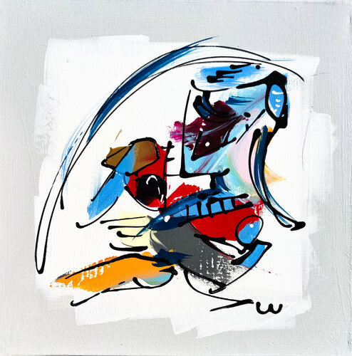 Chi Virginis di Luc Villard, Pittura in vendita su Singulart
