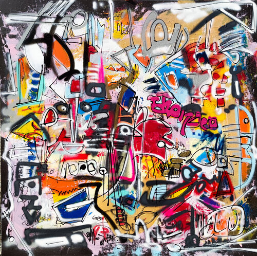 Goliath di Luc Villard, Pittura in vendita su Singulart