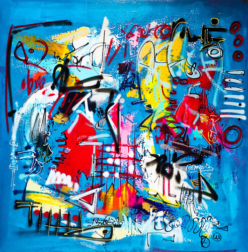 Free spirit di Luc Villard, Pittura in vendita su Singulart