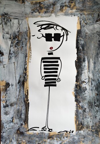 Miss New York di Luc Villard, Disegno in vendita su Singulart