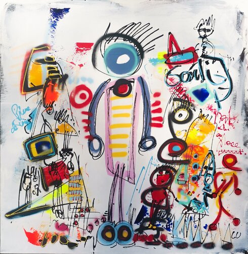 The Showman von Luc Villard, Malerei kaufen auf Singulart