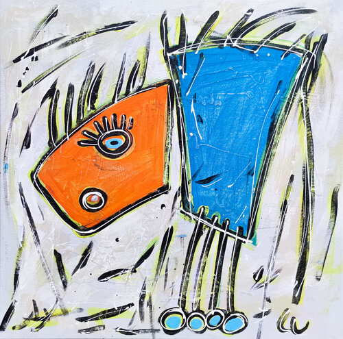 Hachiko di Luc Villard, Pittura in vendita su Singulart