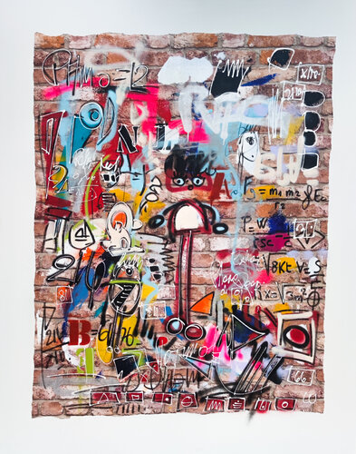 Nordmann n°9 by Luc Villard, 종이 for Sale on Singulart