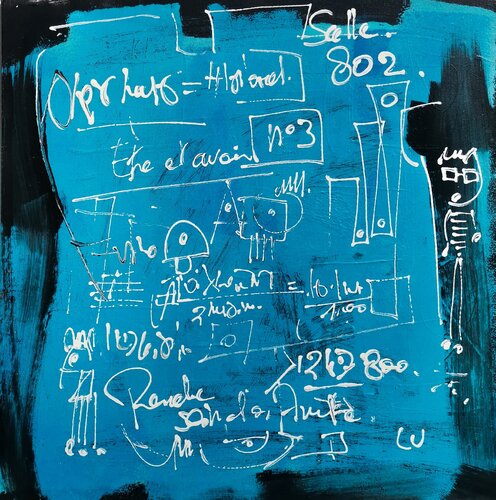 Symphonie n°4 di Luc Villard, Pittura in vendita su Singulart