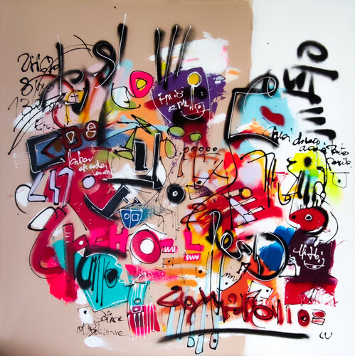Équilibre di Luc Villard, Pittura in vendita su Singulart