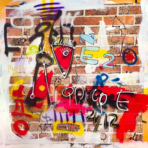 Brick Lane di Luc Villard, Opera su carta in vendita su Singulart