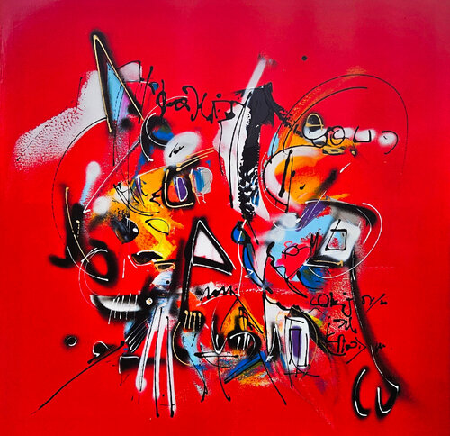 Middlemist Red di Luc Villard, Pittura in vendita su Singulart