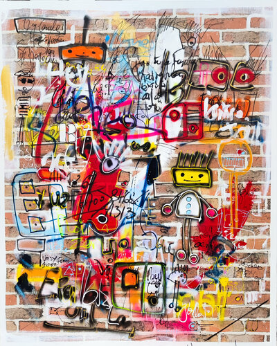 L'aventurier van Luc Villard, Schilderij te koop op Singulart