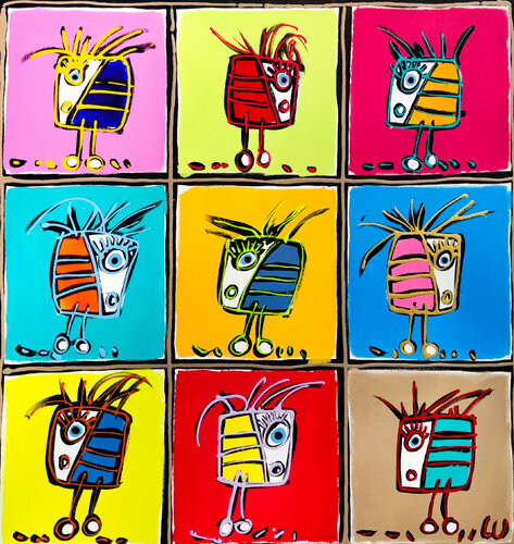 Family Reunion von Luc Villard, Malerei kaufen auf Singulart