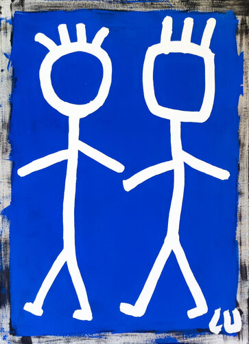 By two van Luc Villard, Schilderij te koop op Singulart