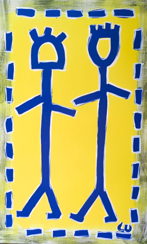 Together van Luc Villard, Schilderij te koop op Singulart