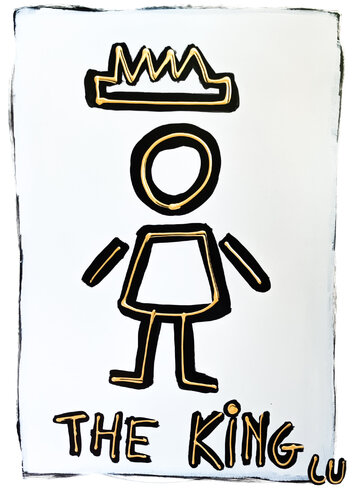 The King di Luc Villard, Pittura in vendita su Singulart