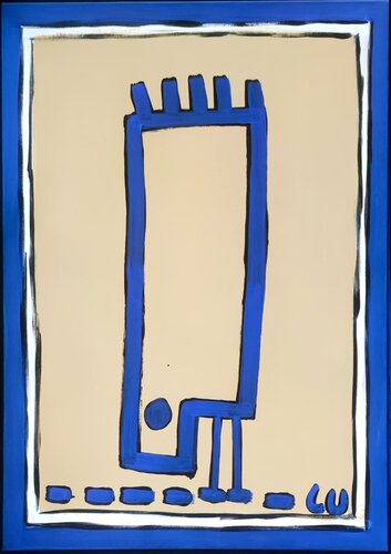 Blue kind di Luc Villard, Pittura in vendita su Singulart