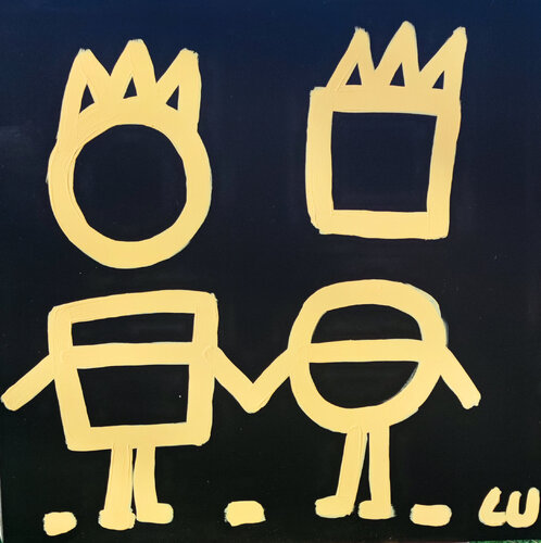 À deux von Luc Villard, Malerei kaufen auf Singulart