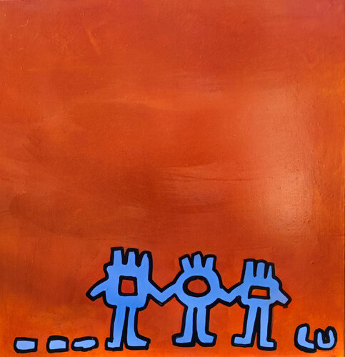 À trois von Luc Villard, Malerei kaufen auf Singulart