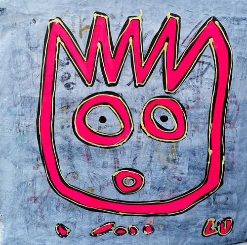 Abstract Gaze by Luc Villard, 회화 for Sale on Singulart