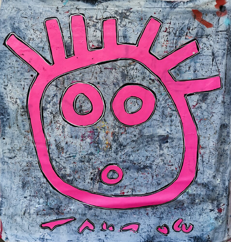 Abstract Gaze by Luc Villard, 회화 for Sale on Singulart