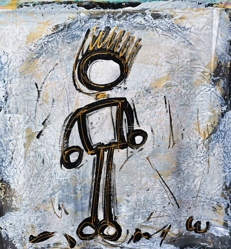 Figure in Silence von Luc Villard, Malerei kaufen auf Singulart