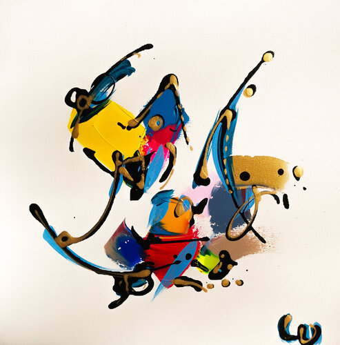 Theta Aquilae by Luc Villard, 회화 for Sale on Singulart