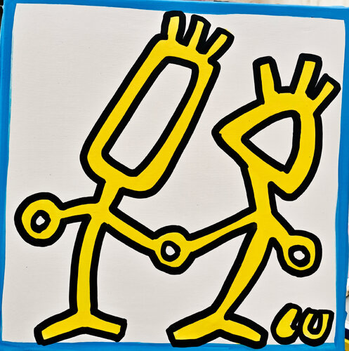 Les Inséparables N°6 von Luc Villard, Malerei kaufen auf Singulart