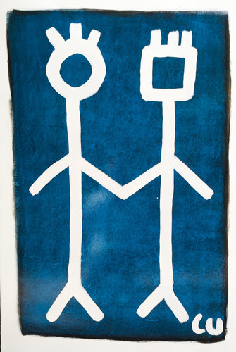 Les débuts by Luc Villard, Painting for Sale on Singulart