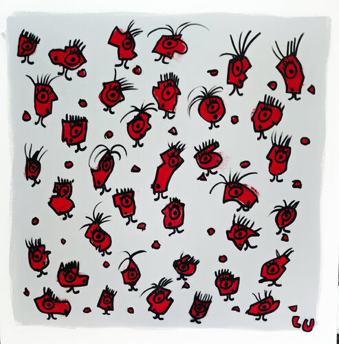 Chacun son éclat by Luc Villard, Painting for Sale on Singulart