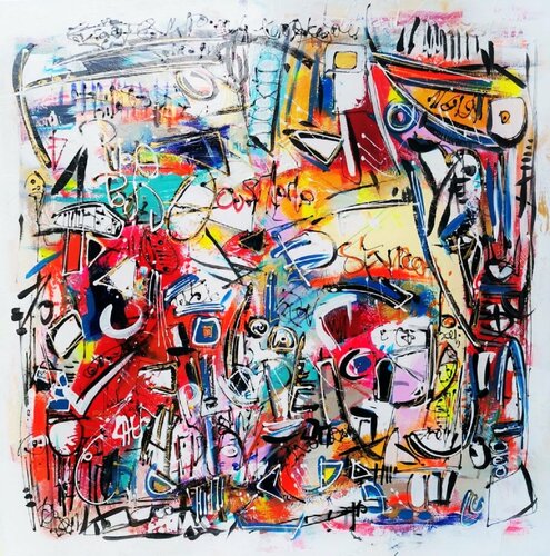 Euphorie di Luc Villard, Pittura in vendita su Singulart