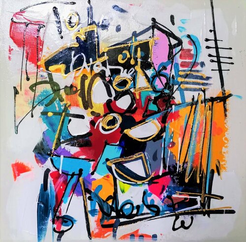 Altaïr van Luc Villard, Schilderij te koop op Singulart