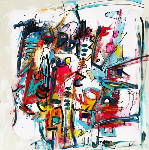 Ordo ab Chao di Luc Villard, Pittura in vendita su Singulart