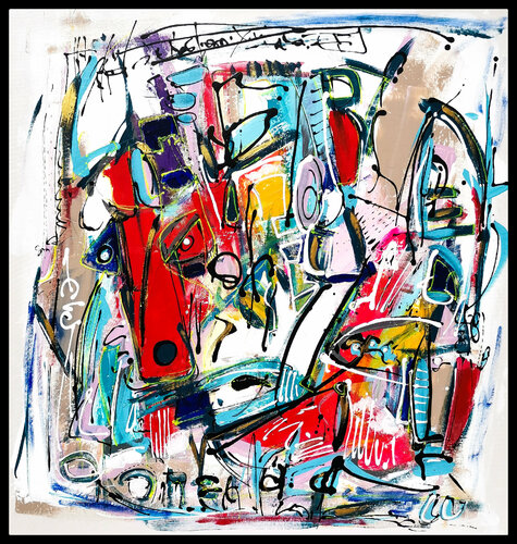 Dragon Rouge von Luc Villard, Malerei kaufen auf Singulart