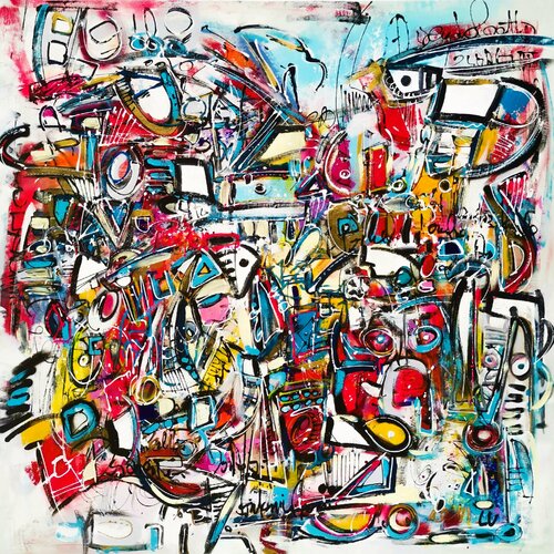 Urban di Luc Villard, Pittura in vendita su Singulart