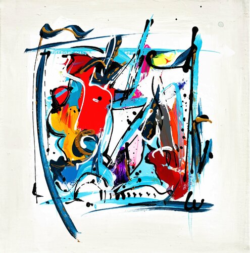 Kaus Australis van Luc Villard, Schilderij te koop op Singulart