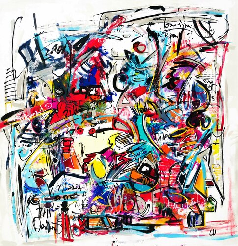 Perséides van Luc Villard, Schilderij te koop op Singulart