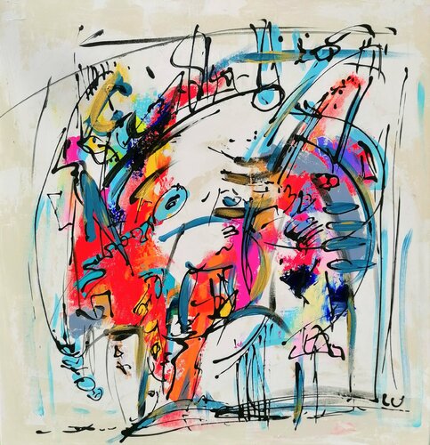 L'Aparté von Luc Villard, Malerei kaufen auf Singulart