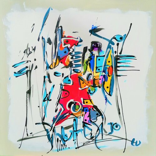 Athéna par Luc Villard, Peinture en vente sur Singulart