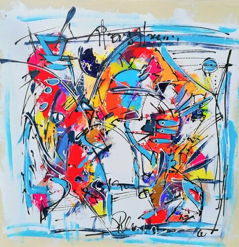 L'Iliade par Luc Villard, Peinture en vente sur Singulart