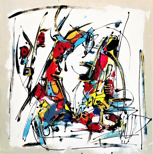 Liberty par Luc Villard, Peinture en vente sur Singulart