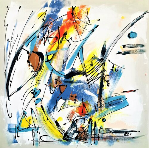 Virtuose par Luc Villard, Peinture en vente sur Singulart