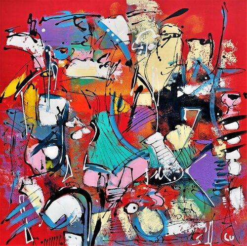Persan par Luc Villard, Peinture en vente sur Singulart