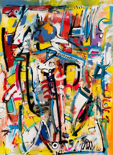 La vallée des Rois par Luc Villard, Peinture en vente sur Singulart