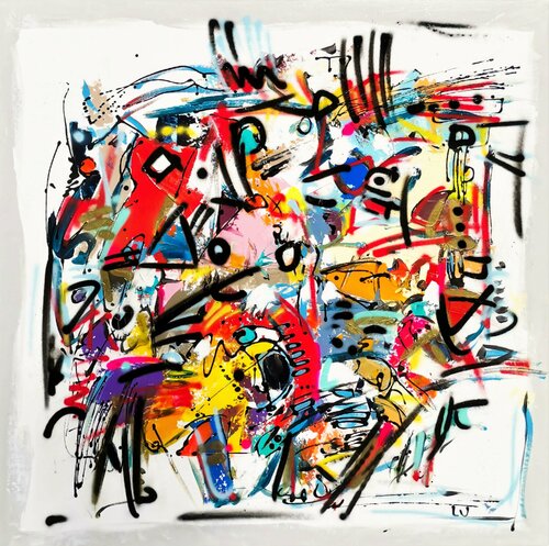 Symphonie par Luc Villard, Peinture en vente sur Singulart