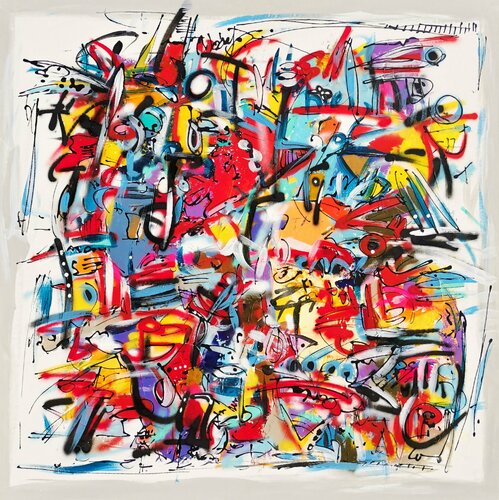 Apothéose van Luc Villard, Schilderij te koop op Singulart