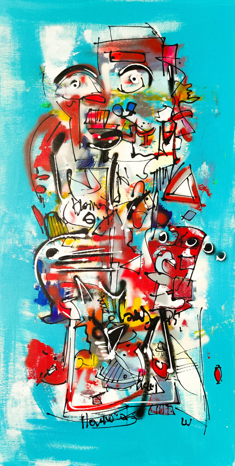 Torngasoak by Luc Villard (2021) Painting Acrylic on Canvas Singulart